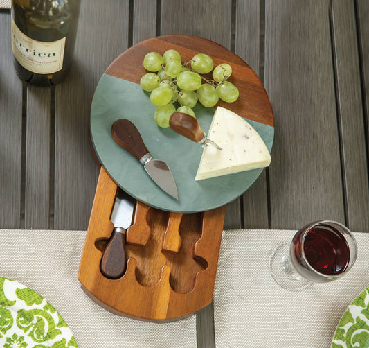 Cheese Board Set with 3 Tools