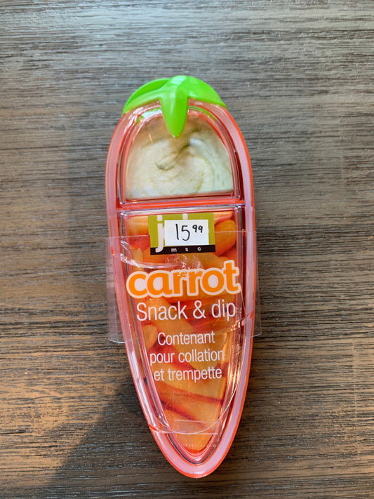 Kitchen - Carrot Snack & Dip Container